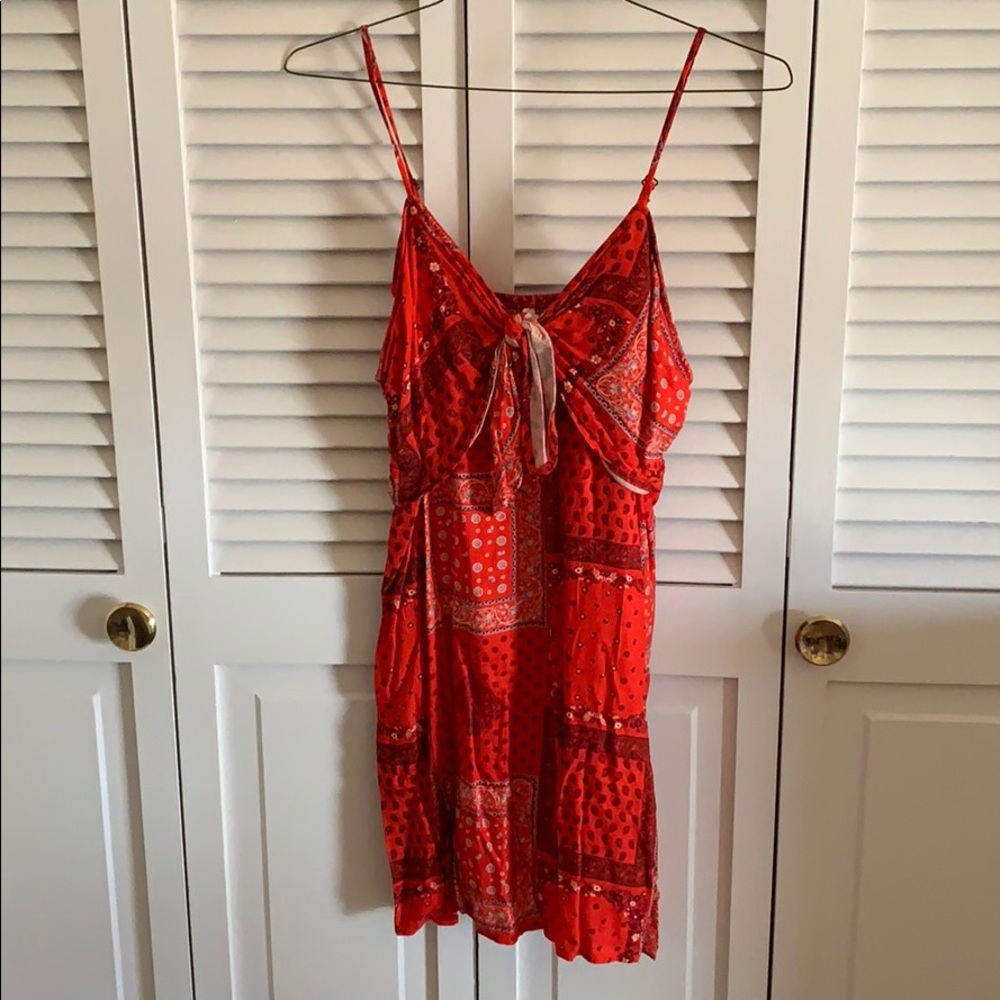 Paisley mini summer dress
